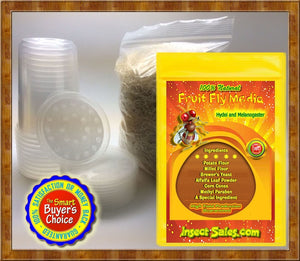 Fruit Fly Culture Kit - Will make 10 awesome cultures (Flies NOT Included)