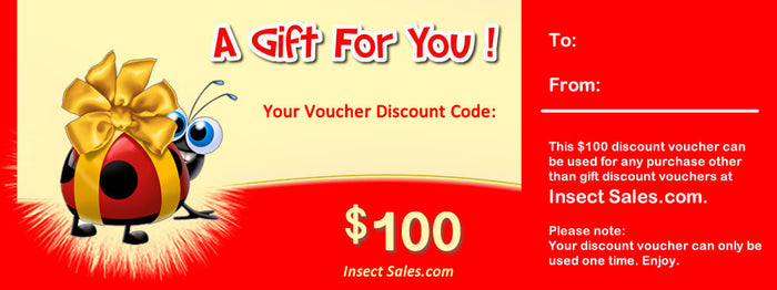 $100 Discount Vouchers Make Great Gifts.