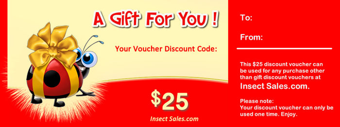 $25 Discount Vouchers Make Great Gifts.